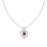Collana Amen Donna Amore in Argento Zircone CLHSHBRBZ - CLHSHBRBZ